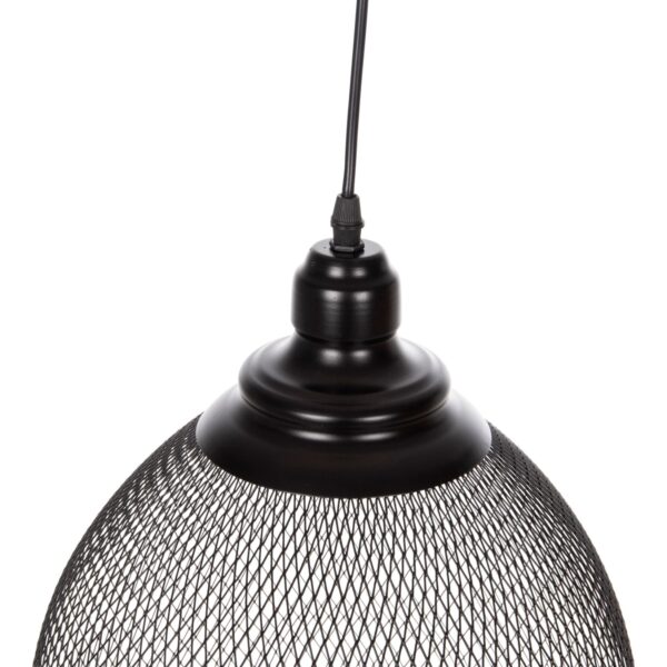 ΦΩΤΙΣΤΙΚΟ ΟΡΟΦΗΣ ΚΡΕΜΑΣΤΟ HM4100 ΜΕΤΑΛΛΙΚΗ ΔΙΚΤΥΩΤΗ ΚΑΜΠΑΝΑ ΚΑΠΕΛΟ Φ32x137Yεκ. - Image 4