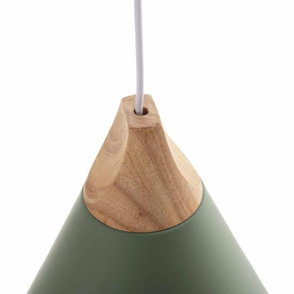 ΦΩΤΙΣΤΙΚΟ ΟΡΟΦΗΣ ΚΡΕΜΑΣΤΟ HM4147 ΠΡΑΣΙΝΟ ΜΕΤΑΛΛΙΚΟ ΚΑΠΕΛΟ Φ25x118Υεκ. - Image 4