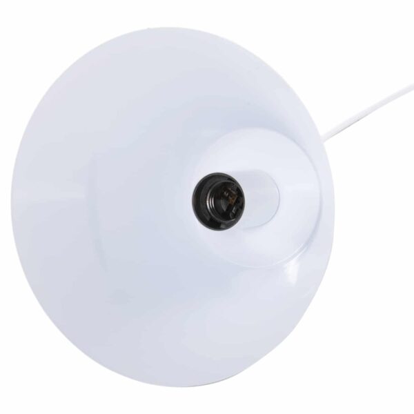 ΦΩΤΙΣΤΙΚΟ ΟΡΟΦΗΣ ΚΡΕΜΑΣΤΟ HM4149 ΛΕΥΚΟ ΜΕΤΑΛΛΙΚΟ ΚΑΠΕΛΟ-ΞΥΛΟ Φ22x115Υ εκ. - Image 6