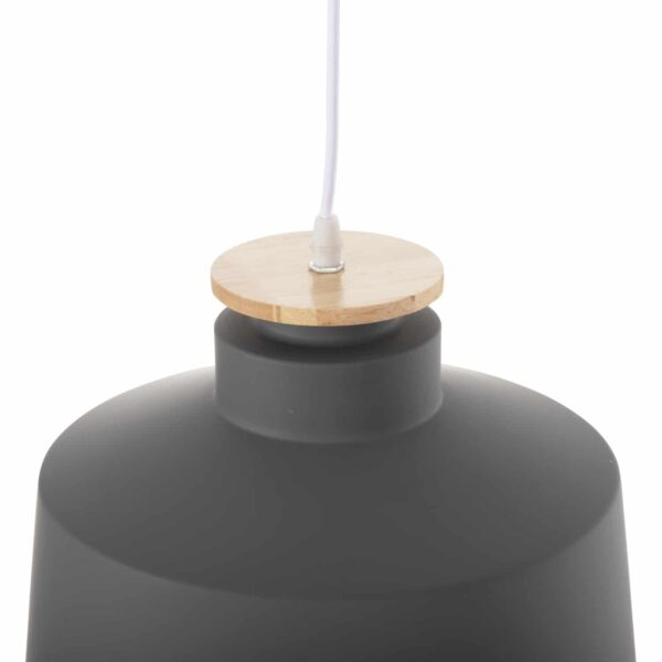 ΦΩΤΙΣΤΙΚΟ ΟΡΟΦΗΣ ΚΡΕΜΑΣΤΟ HM4158.03 ΓΚΡΙ ΚΑΠΕΛΟ ΑΛΟΥΜΙΝΙΟΥ Φ30x123,5Υεκ - Image 3