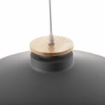 ΦΩΤΙΣΤΙΚΟ ΟΡΟΦΗΣ ΚΡΕΜΑΣΤΟ HM4159.03 ΓΚΡΙ ΜΕΤΑΛΛΙΚΟ ΚΑΠΕΛΟ Φ40x116Υεκ - Image 3