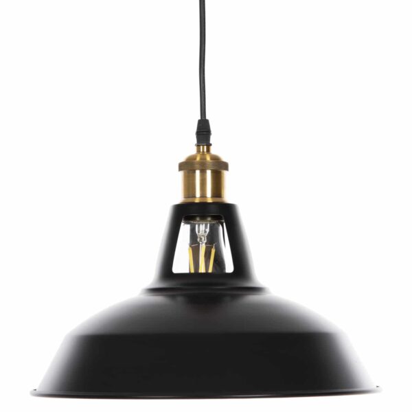 ΦΩΤΙΣΤΙΚΟ ΟΡΟΦΗΣ ΚΡΕΜΑΣΤΟ HM4161 ΜΑΥΡΟ ΜΕΤΑΛΛΟ-ΧΡΥΣΗ ΛΕΠΤΟΜΕΡΕΙΑ Φ31x120Υεκ - Image 3