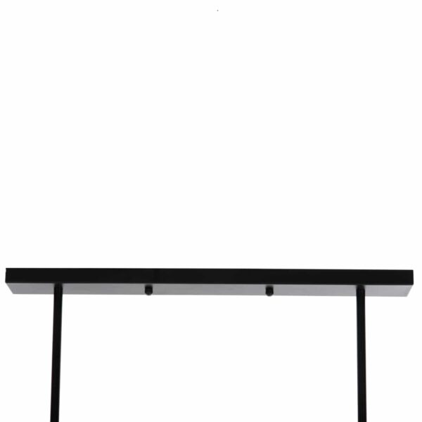 ΦΩΤΙΣΤΙΚΟ ΟΡΟΦΗΣ ΚΡΕΜΑΣΤΟ HM4179 ΜΑΥΡΟ ΜΕΤΑΛΛΙΚΟ 4-ΦΩΤΟ 78x30,5x26Υεκ. - Image 6