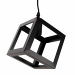 ΦΩΤΙΣΤΙΚΟ ΟΡΟΦΗΣ ΚΡΕΜΑΣΤΟ HM4192 ΜΑΥΡΟΣ ΜΕΤΑΛΛΙΚΟΣ ΚΥΒΟΣ 16x16x132Υεκ. - Image 3