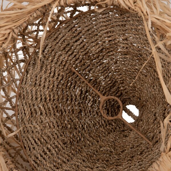 ΦΩΤΙΣΤΙΚΟ ΟΡΟΦΗΣ ΚΡΕΜΑΣΤΟ HM7819 ΙΝΕΣ ΦΟΙΝΙΚΑ ΚΑΙ SEAGRASS ΚΡΟΣΙΑ Φ42x34Yεκ. ΦΥΣΙΚΟ - Image 4