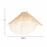 ΦΩΤΙΣΤΙΚΟ ΟΡΟΦΗΣ ΚΡΕΜΑΣΤΟ HM7878.02 RATTAN ΣΕ ΦΥΣΙΚΟ ΧΡΩΜΑ Φ58,5x31Yεκ - Image 2