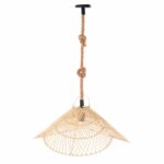 ΦΩΤΙΣΤΙΚΟ ΟΡΟΦΗΣ ΚΡΕΜΑΣΤΟ HM7878.02 RATTAN ΣΕ ΦΥΣΙΚΟ ΧΡΩΜΑ Φ58,5x31Yεκ - Image 3