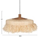 ΦΩΤΙΣΤΙΚΟ ΟΡΟΦΗΣ ΚΥΛΙΝΔΡΙΚΟ ΚΑΠΕΛΟ ΑΠΟ ΙΝΕΣ ΣΙΖΑΛ ΣΕ ΦΥΣΙΚΟ 80x80x45Υεκ.HM7790 - Image 2