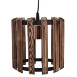 ΦΩΤΙΣΤΙΚΟ ΟΡΟΦΗΣ ΚΥΛΙΝΔΡΙΚΟ ΜΕ ΜΕΤΑΛΛΟ ΚΑΙ ΞΥΛΟ Φ23x77Y εκ.HM7704.01 - Image 4