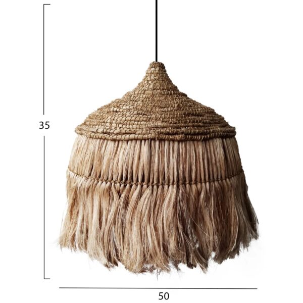 ΦΩΤΙΣΤΙΚΟ ΟΡΟΦΗΣ ME ΚΑΠΕΛΟ ΑΠΟ ΙΝΕΣ ΑΜΠΑΚΑ ΣΕ ΦΥΣΙΚΟ Φ52x32-120Yεκ.HM7777 - Image 2