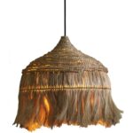 ΦΩΤΙΣΤΙΚΟ ΟΡΟΦΗΣ ME ΚΑΠΕΛΟ ΑΠΟ ΙΝΕΣ ΑΜΠΑΚΑ ΣΕ ΦΥΣΙΚΟ Φ52x32-120Yεκ.HM7777 - Image 3