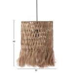 ΦΩΤΙΣΤΙΚΟ ΟΡΟΦΗΣ ME ΚΥΛΙΝΔΡΙΚΟ ΚΑΠΕΛΟ ΑΠΟ ΙΝΕΣ ΑΜΠΑΚΑ ΣΕ ΦΥΣΙΚΟ 30X30X40Υεκ.HM7781 - Image 2