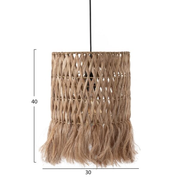 ΦΩΤΙΣΤΙΚΟ ΟΡΟΦΗΣ ME ΚΥΛΙΝΔΡΙΚΟ ΚΑΠΕΛΟ ΑΠΟ ΙΝΕΣ ΑΜΠΑΚΑ ΣΕ ΦΥΣΙΚΟ 30X30X40Υεκ.HM7781 - Image 2