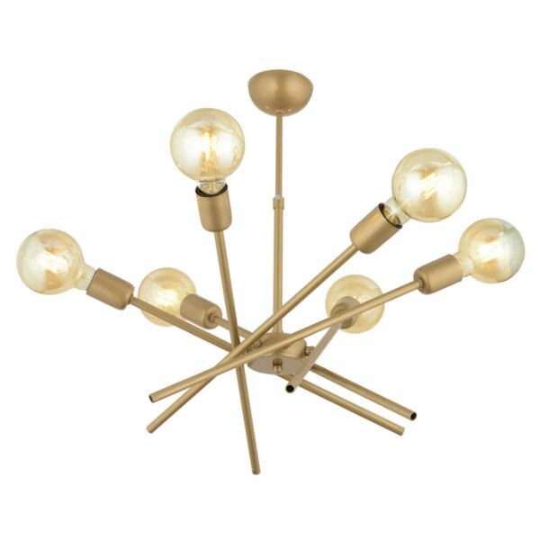 ΦΩΤΙΣΤΙΚΟ ΟΡΟΦΗΣ ΠΟΛΥΦΩΤΟ ΜΕΤΑΛΛΙΚΟ ΧΡΥΣΟ HM7401.02 60x70Y εκ. - Image 3