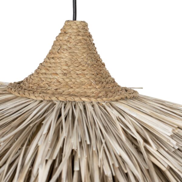 ΦΩΤΙΣΤΙΚΟ ΟΡΟΦΗΣ ΣΤΡΟΓΓΥΛΟ ΚΑΠΕΛΟ ΙΝΕΣ PANDAN ΣΕ WHITEWASH 65x65x55Yεκ.HM7773 - Image 3