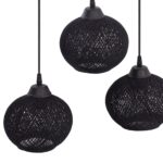 ΦΩΤΙΣΤΙΚΟ ΟΡΟΦΗΣ ΕΣΩΤΕΡΙΚΟΥ ΧΩΡΟΥ ΤΡΙΦΩΤΟ ΜΕ ΣΦΑΙΡΙΚΑ ΚΑΠΕΛΑ ΑΠΟ ΣΧΟΙΝΙ 50x18x80Y εκ.HM7705.01 - Image 3