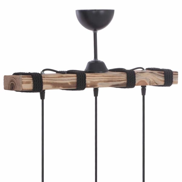 ΦΩΤΙΣΤΙΚΟ ΟΡΟΦΗΣ ΕΣΩΤΕΡΙΚΟΥ ΧΩΡΟΥ ΤΡΙΦΩΤΟ ΜΕ ΣΦΑΙΡΙΚΑ ΚΑΠΕΛΑ ΑΠΟ ΣΧΟΙΝΙ 50x18x80Y εκ.HM7705.01 - Image 4