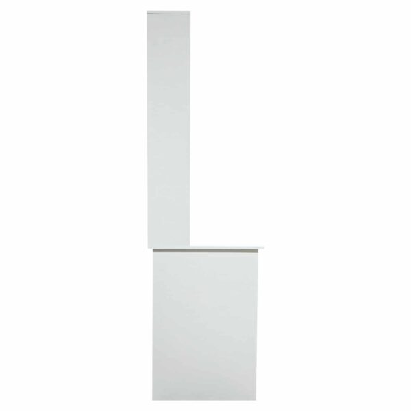 ΓΡΑΦΕΙΟ ΜΕ ΒΙΒΛΙΟΘΗΚΗ-ΡΑΦΙΕΡΑ STATUS ΛΕΥΚΟ HM2032.03 120x55,5x182,5 εκ. - Image 5