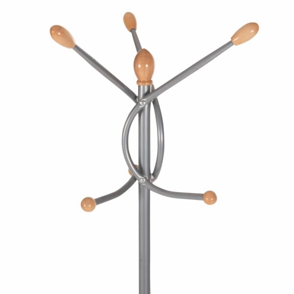 ΚΑΛΟΓΕΡΟΣ ΜΕΤΑΛΛΙΚΟΣ HM9575.40 ΣΕ ΑΣΗΜΙ ΧΡΩΜΑ-7 ΣΗΜΕΙΑ ΚΡΕΜΑΣΗΣ 41x41x176Y εκ. - Image 3