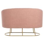 ΚΑΝΑΠΕΣ 2ΘΕΣΙΟΣ ARIEN HM8492.22 ΣΑΠΙΟ ΜΗΛΟ ΜΠΟΥΚΛΕ ΜΕ ΧΡΥΣΗ ΒΑΣΗ 130X75X85Yεκ. - Image 6