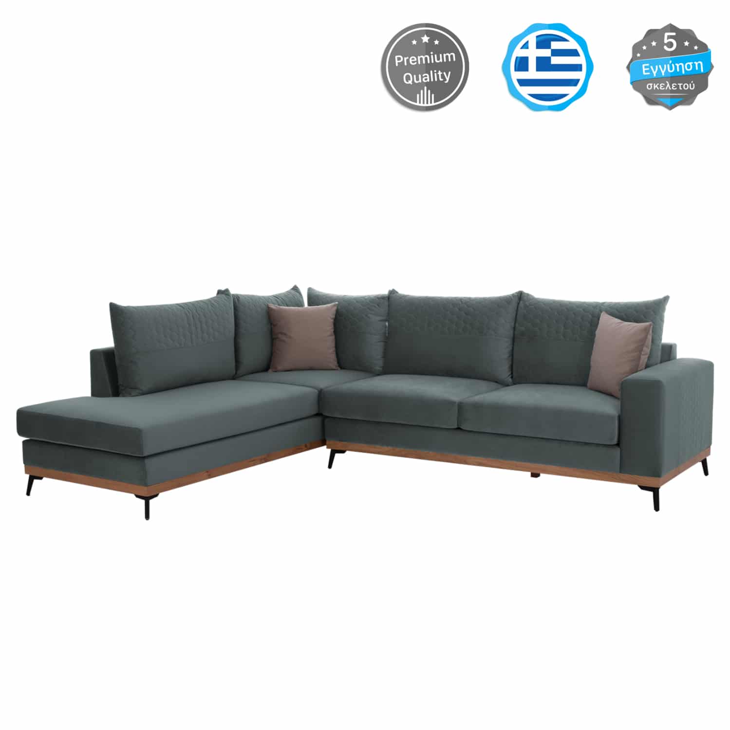 HM3253.07L ΚΑΝΑΠΕΣ ΑΡΙΣΤΕΡΗ ΓΩΝΙΑ MESINA ΥΦΑΣΜΑ ΑΛΕΚΙΑΣΤΟ ΜΕΝΤΑ 290Χ240Χ94Υεκ. HM3253.07L - Image 1