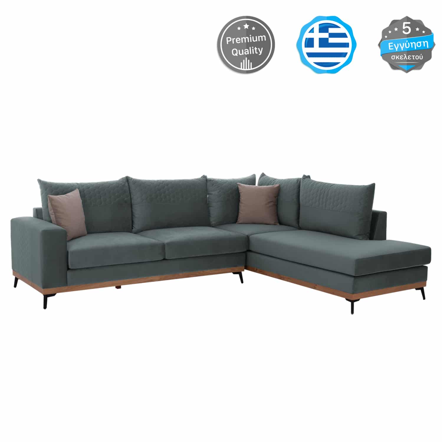 HM3253.07R ΚΑΝΑΠΕΣ ΔΕΞΙΑ ΓΩΝΙΑ MESINA ΥΦΑΣΜΑ ΑΛΕΚΙΑΣΤΟ ΜΕΝΤΑ 290Χ240Χ94Υεκ. HM3253.07R - Image 1