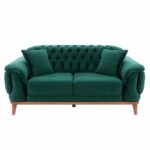 ΚΑΝΑΠΕΣ ΚΡΕΒΑΤΙ BENNINGTON 2ΘΕΣΙΟΣ ΚΥΠΑΡΙΣΣΙ HM3250.13 180x95x80 εκ. - Image 4