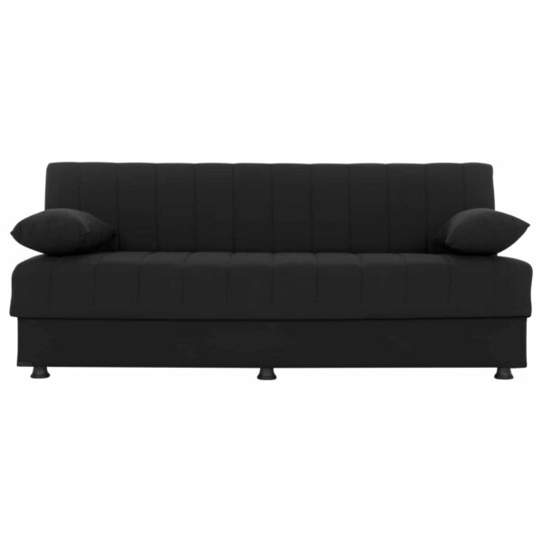 ΚΑΝΑΠΕΣ ΚΡΕΒΑΤΙ ANDRI ΤΡΙΘΕΣΙΟΣ ΜΑΥΡΟΣ HM3239.01 180x72x77 εκ. - Image 4