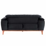 ΚΑΝΑΠΕΣ ΚΡΕΒΑΤΙ BENNINGTON 2ΘΕΣΙΟΣ ΜΑΥΡΟΣ HM3250.01 180x95x80 εκ. - Image 6