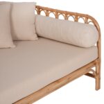 ΚΑΝΑΠΕΣ-ΚΡΕΒΑΤΙ ΕΞ. ΧΩΡΟΥ LIGNANO HM9660 RATTAΝ ΦΥΣΙΚΟ-ΜΠΕΖ ΜΑΞΙΛΑΡΙΑ 200x100x75Υεκ. - Image 6