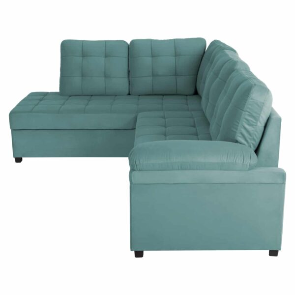 ΚΑΝΑΠΕΣ ΚΡΕΒΑΤΙ JADE HM3144.04L ΑΡΙΣΤΕΡΗ ΓΩΝΙΑ ΒΕΡΑΜΑΝ ΒΕΛΟΥΔΟ 250x80-180x73-88Υεκ. - Image 5