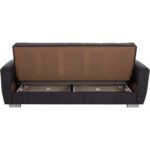 ΚΑΝΑΠΕΣ ΚΡΕΒΑΤΙ POLYA ΤΡΙΘΕΣΙΟΣ HM3240.03 ΓΚΡΙ 215x85x76Υ εκ. - Image 5