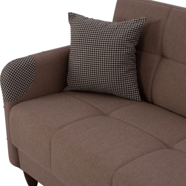 ΚΑΝΑΠΕΣ ΚΡΕΒΑΤΙ ΤΡΙΘΕΣΙΟΣ SANNA HM3245.01 ΜΠΕΖ 210x82x86 εκ. - Image 6