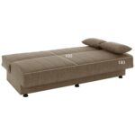 ΚΑΝΑΠΕΣ ΚΡΕΒΑΤΙ ANDRI ΤΡΙΘΕΣΙΟΣ ΚΑΦΕ HM3239.02 180x72x77Υ εκ. - Image 3