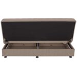 ΚΑΝΑΠΕΣ ΚΡΕΒΑΤΙ ANDRI ΤΡΙΘΕΣΙΟΣ ΜΠΕΖ HM3239.04 180x83x74Υ εκ. - Image 5