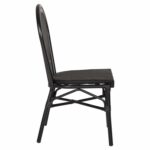 ΚΑΡΕΚΛΑ ΑΛΟΥΜΙΝΙΟΥ TRENT BAMBOO LOOK ΜΕ TEXTLINE 45x57x88 εκ. HM5052 - Image 4