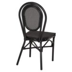 ΚΑΡΕΚΛΑ ΑΛΟΥΜΙΝΙΟΥ TRENT BAMBOO LOOK ΜΕ TEXTLINE 45x57x88 εκ. HM5052 - Image 5