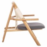 ΠΟΛΥΘΡΟΝΑ CRAFT HM9413.01 ΑΠΟ ΦΡΑΞΙΝΟ ΚΑΙ ΣΧΟΙΝΙ ΦΥΣΙΚΟ 81x76x81Y εκ. - Image 4