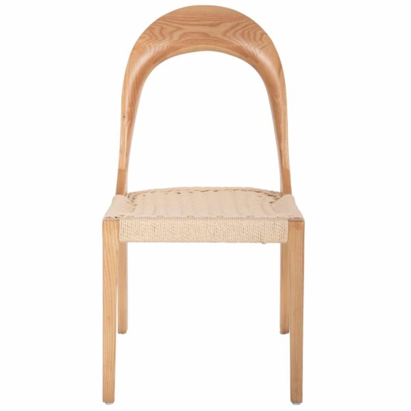 ΚΑΡΕΚΛΑ HM9876 ΞΥΛΟ ΦΡΑΞΙΝΟΣ ΚΑΙ PAPER ROPE 47x52x86,5Υ εκ. - Image 3