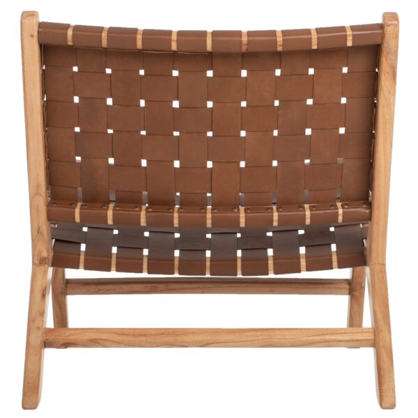 ΚΑΡΕΚΛΑ FELIPE HM9384.01 ΜΑΣΙΦ ΞΥΛΟ ΤEAK ΦΥΣΙΚΟ 65x82x88YΕΚ. - Image 6