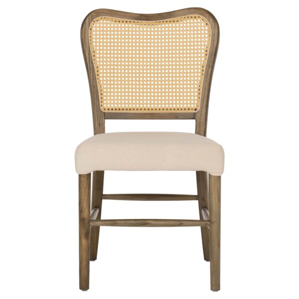 ΚΑΡΕΚΛΑ ΤΟΟΝ ΞΥΛΟ RATTAN ΥΦΑΣΜΑ HM9406.04 47x52x91,5Υεκ. - Image 3