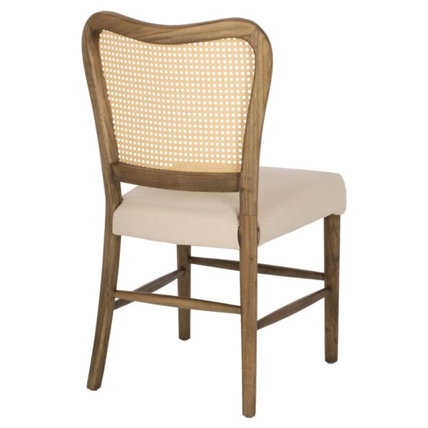 ΚΑΡΕΚΛΑ ΤΟΟΝ ΞΥΛΟ RATTAN ΥΦΑΣΜΑ HM9406.04 47x52x91,5Υεκ. - Image 5
