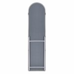 ΚΑΘΡΕΠΤΗΣ ΔΑΠΕΔΟΥ JOELY HM9578.40 ΣΚΕΛΕΤΟΣ ΑΛΟΥΜΙΝΙΟΥ ΣΕ ΑΣΗΜΙ ΧΡΩΜΑ 40x31x160Υεκ. - Image 5