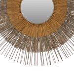 ΚΑΘΡΕΠΤΗΣ ΜΕ ΠΛΑΙΣΙΟ MENDONG GRASS Φ105εκ ΣΕ ΧΡΩΜΑ ΦΥΣΙΚΟ ΧΡΥΣΟ HM7798 - Image 3