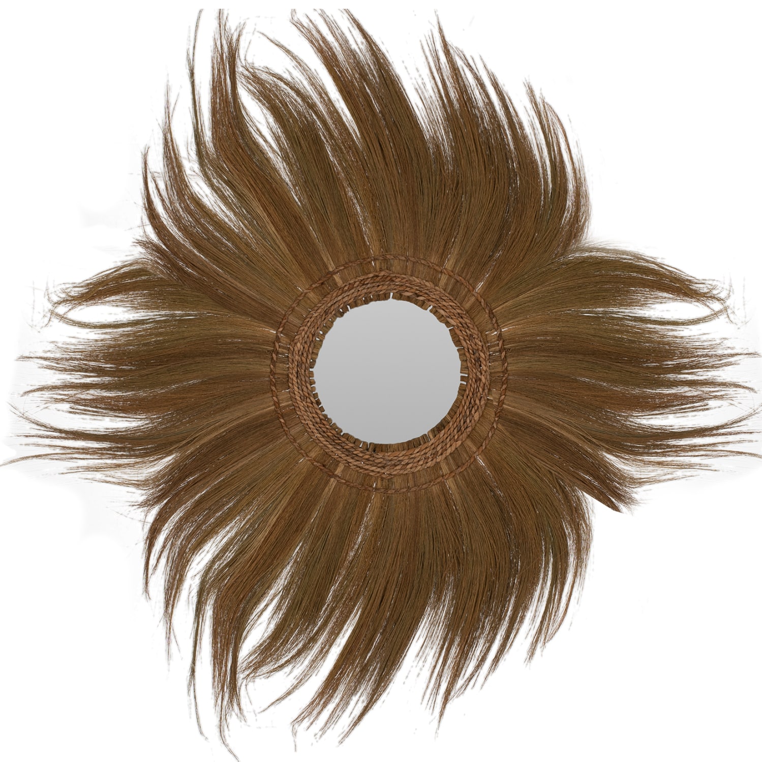 HM7735 ΚΑΘΡΕΠΤΗΣ ΣΤΡΟΓΓΥΛΟΣ ΜΕ ΠΛΑΙΣΙΟ ΦΛΟΙΟ ΜΠΑΝΑΝΑΣ ΣΕ ΧΡΩΜΑ ΦΥΣΙΚΟ 100x4x100 ΕΚ.HM7735 - Image 1