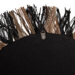 ΚΑΘΡΕΠΤΗΣ ΤΟΙΧΟΥ HM7833 ΜΕ ΠΛΕΚΤΟ ΠΛΑΙΣΙΟ MENDONG GRASS Φ70εκ ΣΕ ΜΑΥΡΟ & ΦΥΣΙΚΟ - Image 4