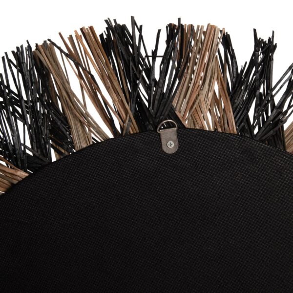 kathreptis-toichoy-fb97833-me-plekto-pla-3 ΚΑΘΡΕΠΤΗΣ ΤΟΙΧΟΥ HM7833 ΜΕ ΠΛΕΚΤΟ ΠΛΑΙΣΙΟ MENDONG GRASS Φ70εκ ΣΕ ΜΑΥΡΟ & ΦΥΣΙΚΟ - Image 4