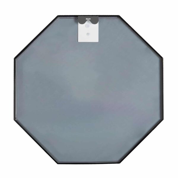 ΚΑΘΡΕΠΤΗΣ ΤΟΙΧΟΥ HM9583.01 ΟΚΤΑΓΩΝΟΣ ΣΚΕΛΕΤΟΣ ΑΛΟΥΜΙΝΙΟΥ ΜΑΥΡΟ 55,5x2,5x55,5Υεκ. - Image 4