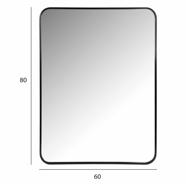 ΚΑΘΡΕΠΤΗΣ ΤΟΙΧΟΥ HM9584.01 ΣΚΕΛΕΤΟΣ ΑΛΟΥΜΙΝΙΟΥ ΜΑΥΡΟΣ 60x3x80Υεκ. - Image 2