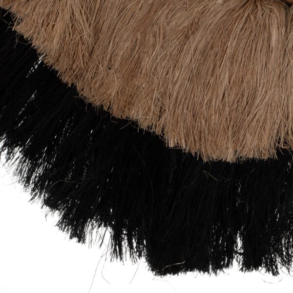 ΚΑΘΡΕΠΤΗΣ ΤΟΙΧΟΥ ΣΤΡΟΓΓΥΛΟΣ ΑΠΟ ΙΝΕΣ ΚΑΝΝΑΒΗΣ ΜΑΝΙΛΑΣ ΣΕ ΧΡΩΜΑ ΦΥΣΙΚΟ ΜΑΥΡΟ 70x4x70Υεκ.HM7737 - Image 6